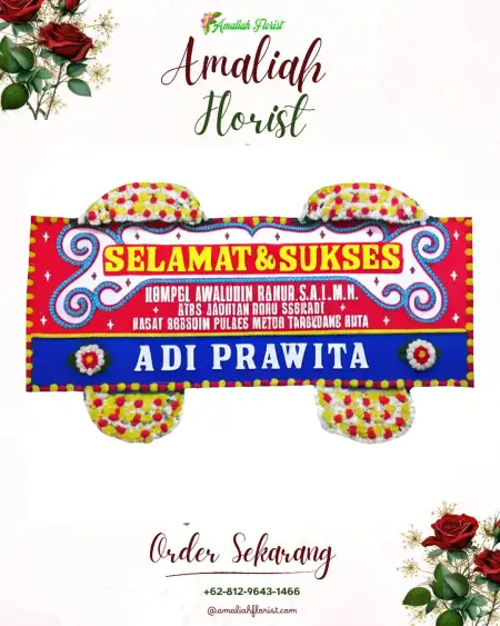 Papan Bunga Ucapan Selamat Manggissari